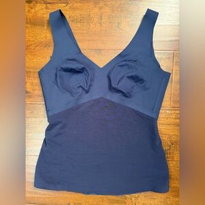 Honeylove Navy Shaping LiftWear Tank with Built-In Support Size Medium